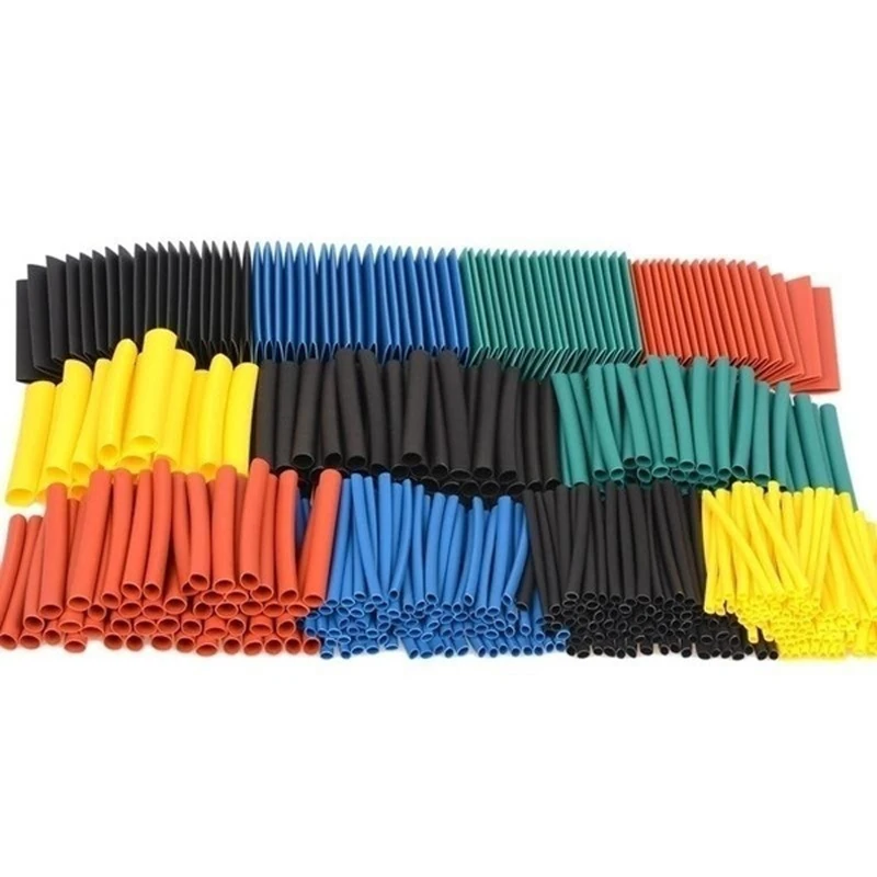 Новая термоусадочная трубка 2:1 ассортимент для обмотки электрических проводов