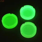 Новая модель Горячая Распродажа светится в темноте светящаяся мягкая силиконовая пепельница для курение сигар 1 шт.