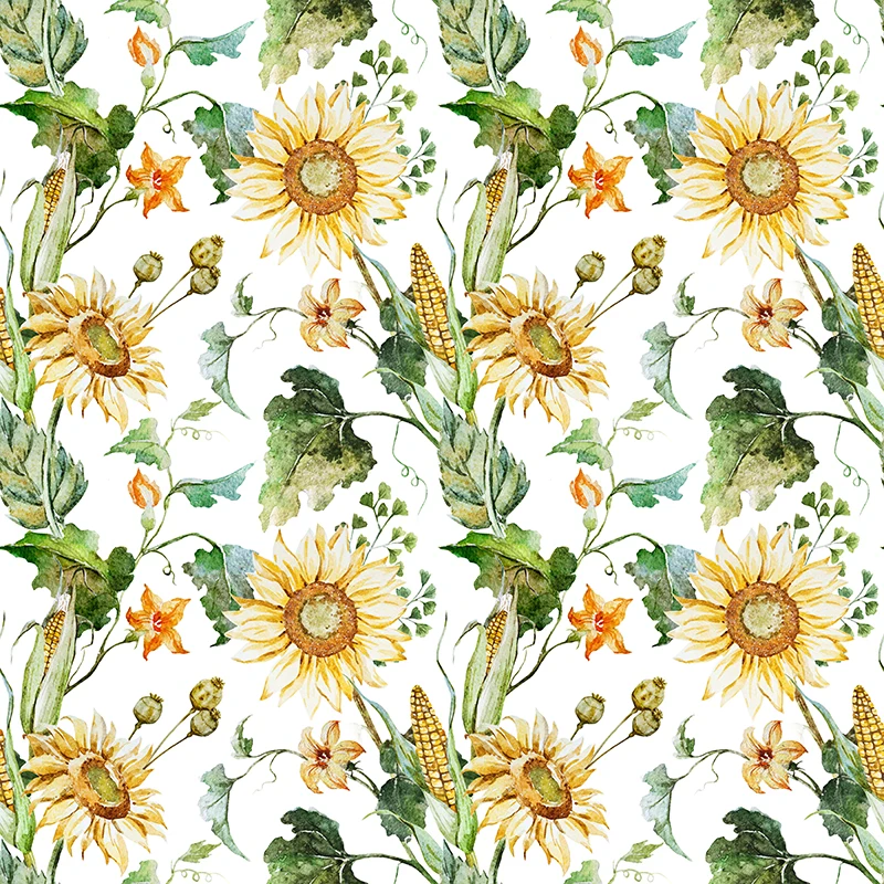 Высококачественная ткань из полиэстера с цветочным принтом тонкая стрейчевая