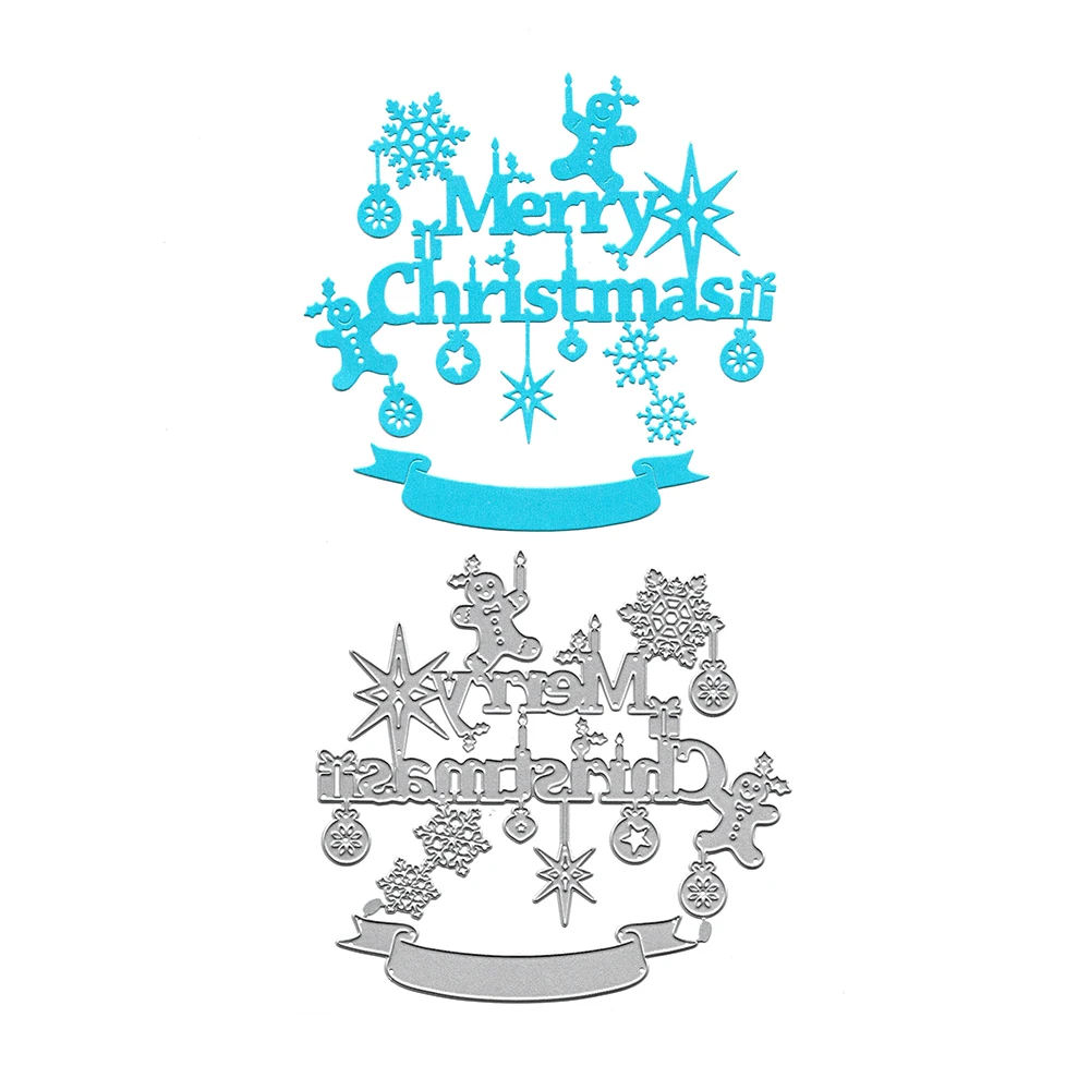 

Christmas Decor Metal Cutting Dies Scrapbooking Embossing Folders for Card Making Craft Stencil Hobby Punching for Paper Dies