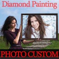 5d diy custom made diamond painting personalized any pictures cross stitch rhinestones mosaic for friends living room home decor