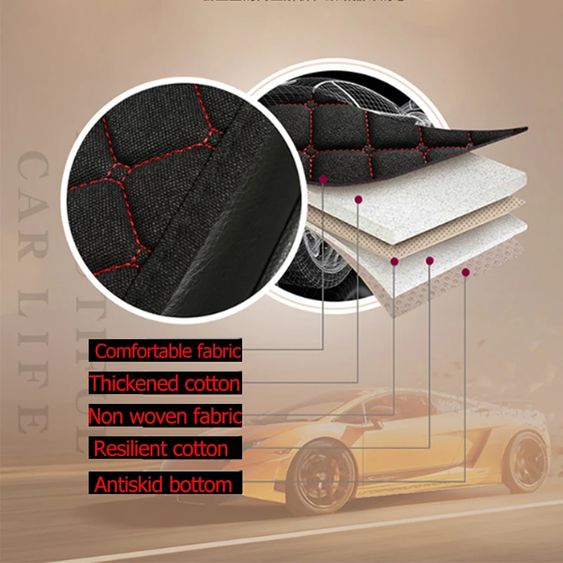 Чехол протектор на автомобильное сиденье льняная Подушка большого размера для