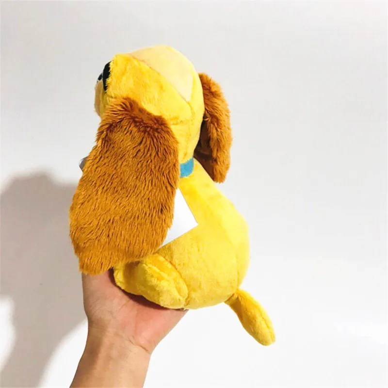Бесплатная доставка 1 шт./лот маленькая игрушка la dy dog 18 см плюшевый подарок