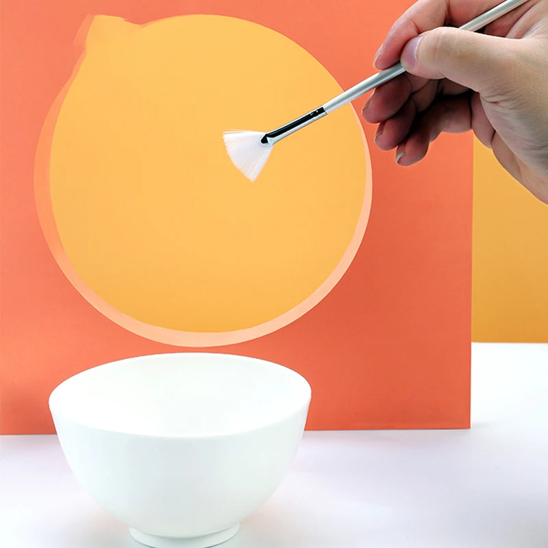 Кисти веерообразные для маски лица 1/2/3 шт. | макияжа