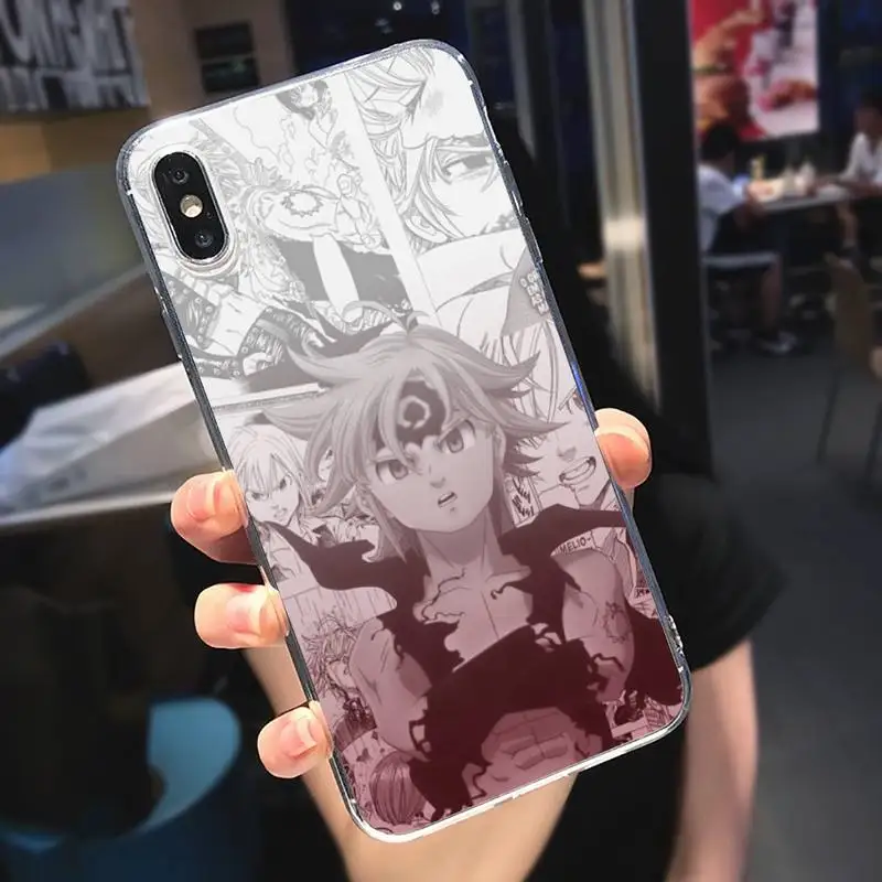 

The Seven Deadly Sins Japan anime Phone Case Transparent soft For iphone 5 5s 5c se 6 6s 7 8 11 12 plus mini x xs xr pro max