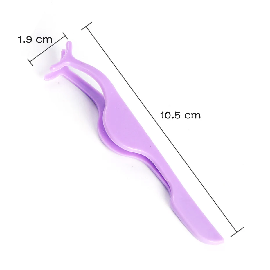 Пластик ресниц Пинцет оптом аппликатор для накладных ненатуральные