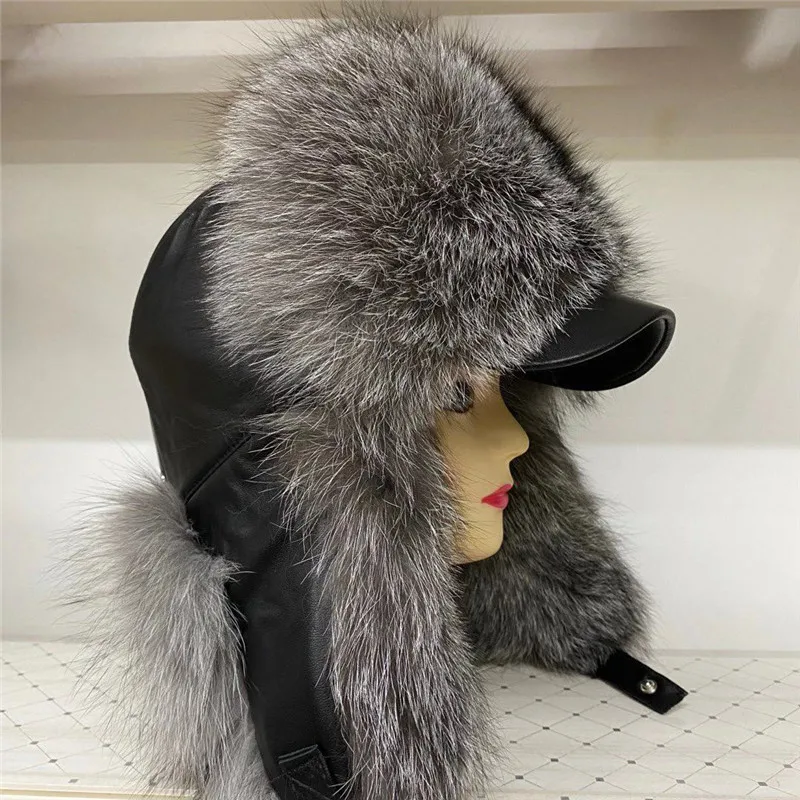 Рисунок 6 - Шапка-Авиатор женская из меха енота