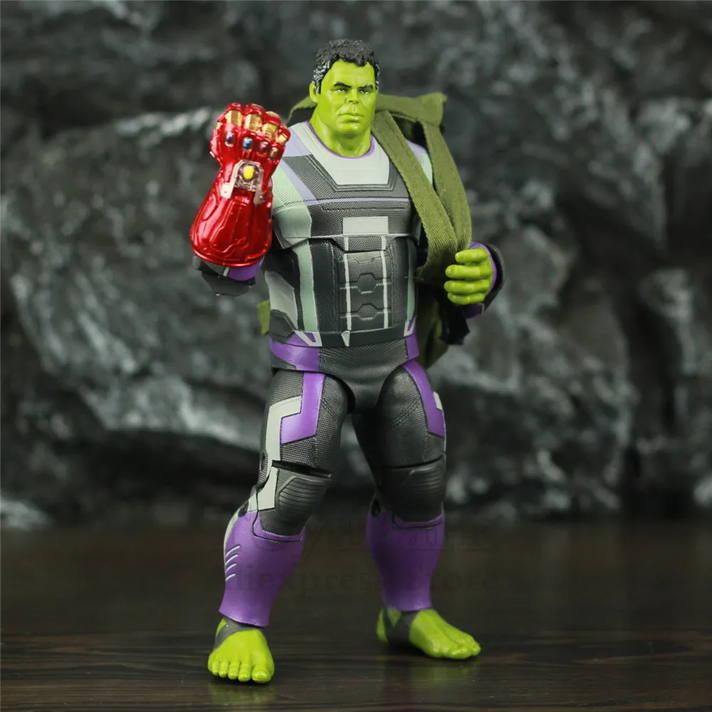 Скидка Квантовый костюм Халка, 8 дюймов, 20 см, фигурка героя фильма «Финал», Роберт Брюс, баннер, оригинальные игрушки ZD, модель куклы