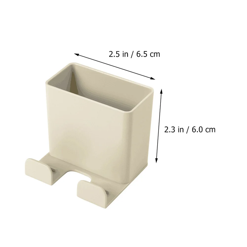 

6pcs Wall-Mounted Boxes Storage Boxes Multi-functional Wall Holders (Assorted Color)