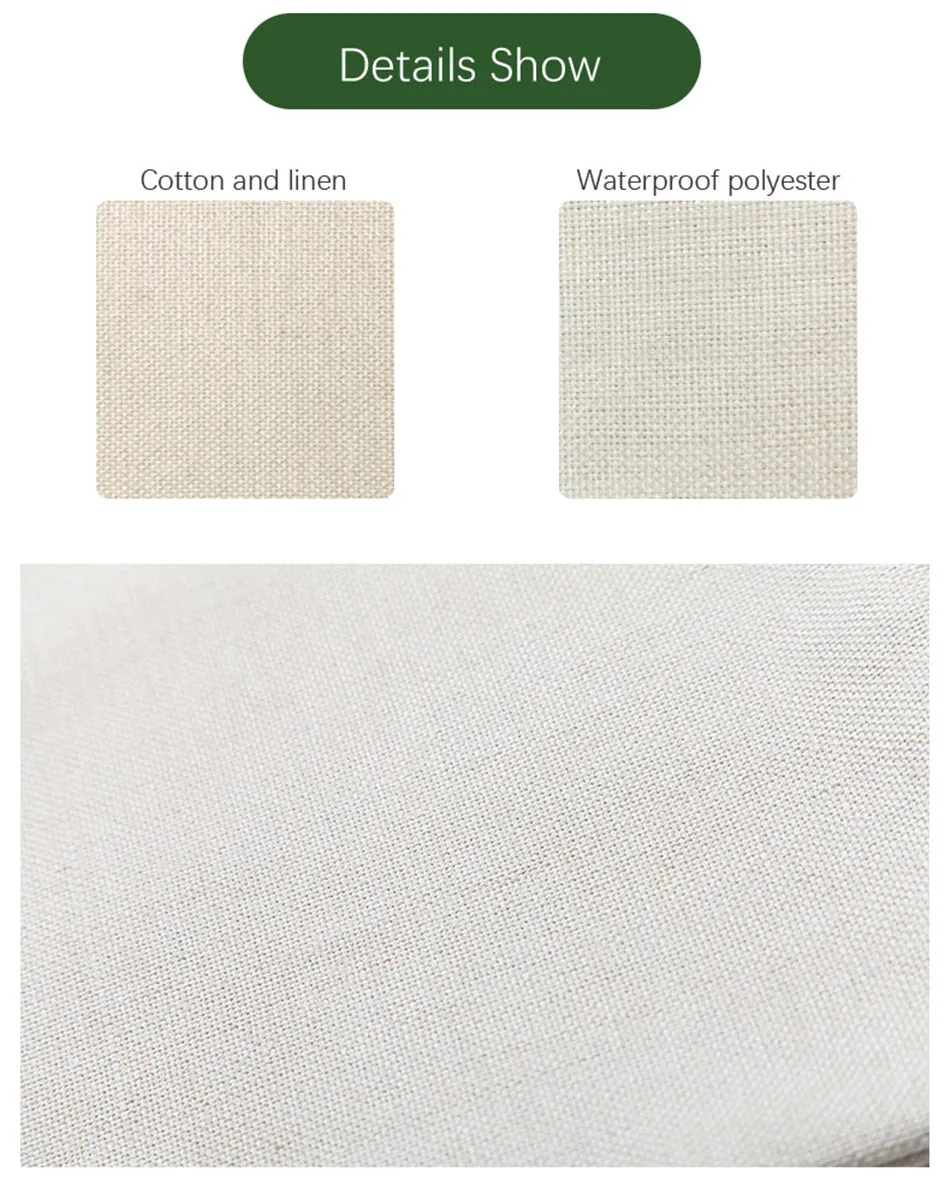 Fuwatacchi Coffee Place Mat Linen Ramadan Dining Table Placemat Tableware Fiber Pad Coaster Eid Party Supplies Table Placemats