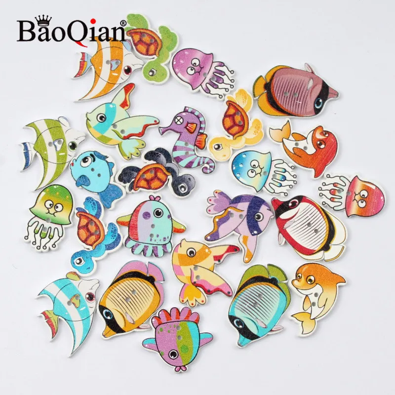 50 шт. деревянные пуговицы для одежды 20 37 мм|Пуговицы| |