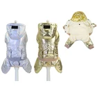 Зимний комбинезон для собак, утепленный хлопковый комбинезон для собак на 4 лапы, куртка для чихуахуа, для собак, 12 видов стилей