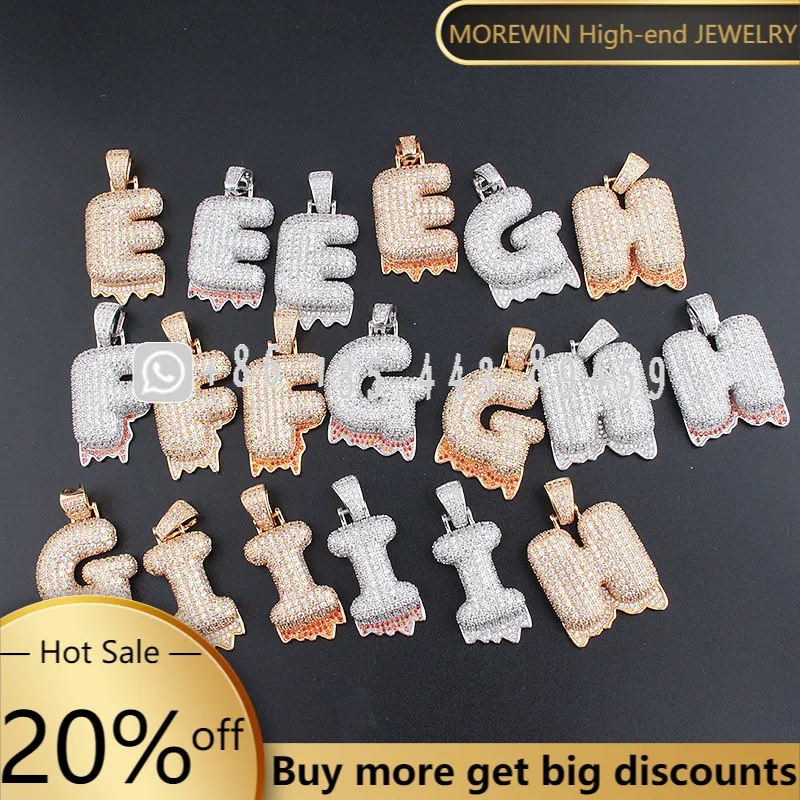 

Лидер продаж, простое ожерелье с подвеской 26 букв, многоцветное микро-инкрустированное ожерелье для мужчин и женщин, трендовые ювелирные из...