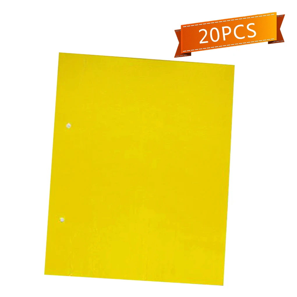 20 шт./компл. сильный ошибки липкая ловушка для небольших насекомых ловли Бумага