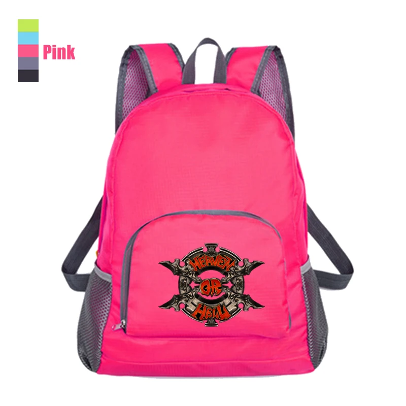 

Printed Backpack Fashion Backpack Daily Unisex Foldable Lightweight Bag Waterproof Travel Shoulder Bag