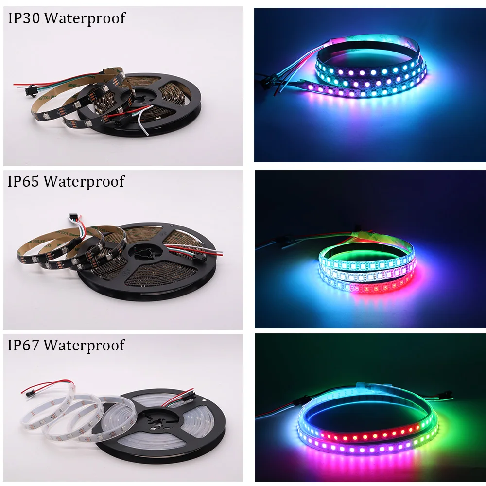 RGB Светодиодная лента Xnbada WS2812 1-5 м