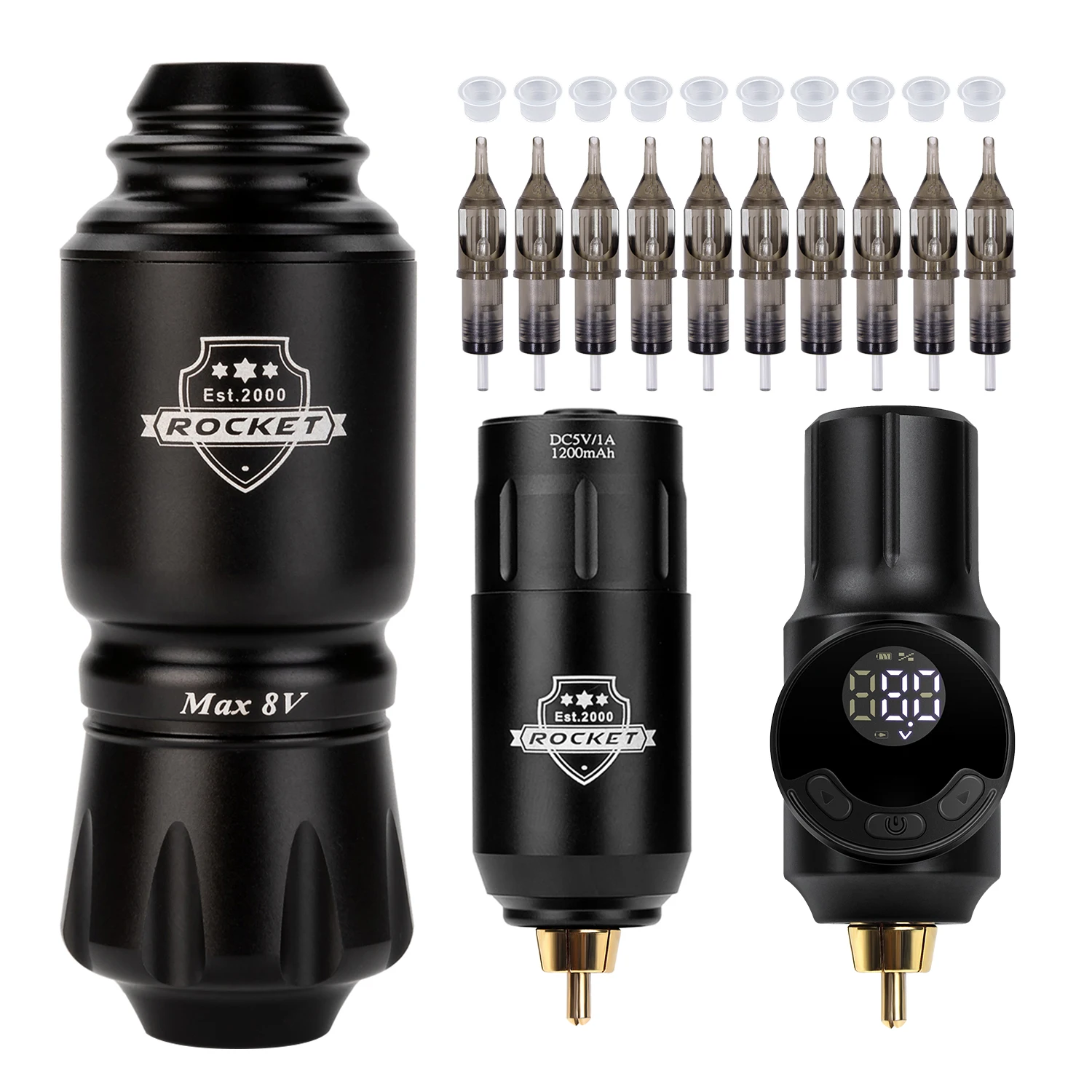 

Mini Tattoo Pen with Battery Rocket Tattoo Rotary Machine Tattoo Short Pen Wireless Machine for Tattoo Rocket Mini Tattoo Pen