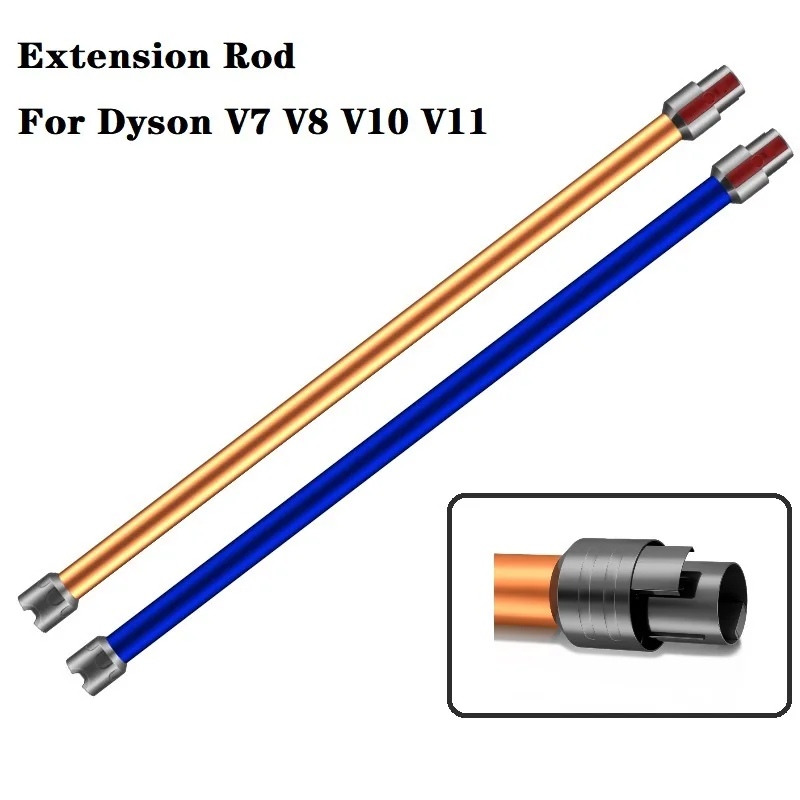 Телескопический удлинитель для Dyson V7 V8 V10 V11 металлический с прямыми трубками