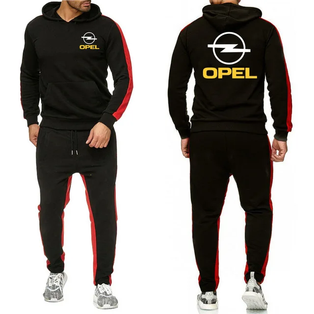 

2020 NEW OPEL Car Logo Sweatshirts Men Hoodie Sweatpants Casual Customize Pullover Suit clothes Male Cotton Trousers