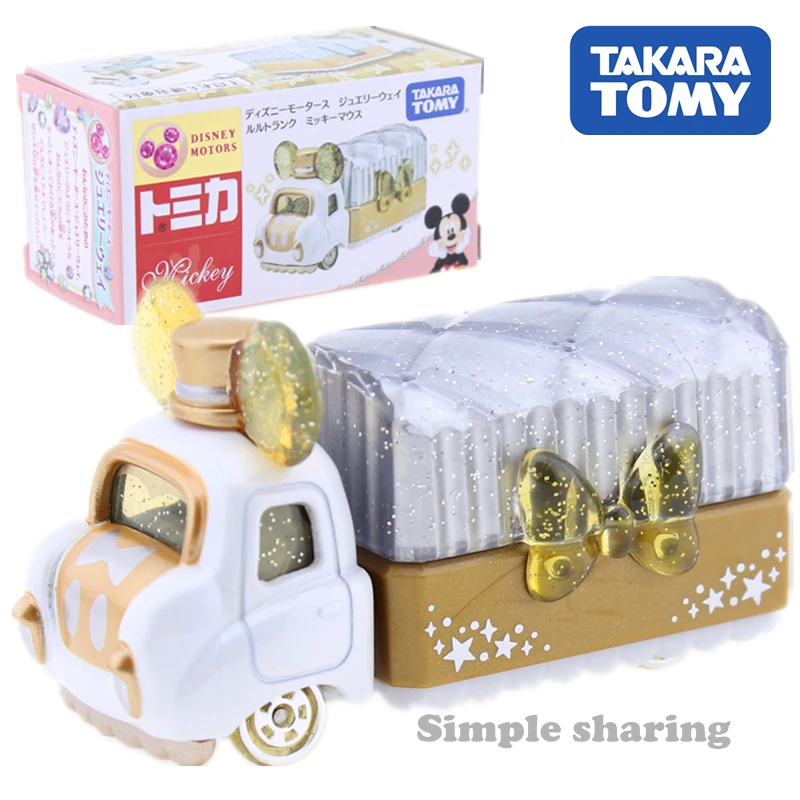 Takara Tomy Tomica Disney Motors ювелирный путь Lulu Trunk Микки Маус литой под давлением