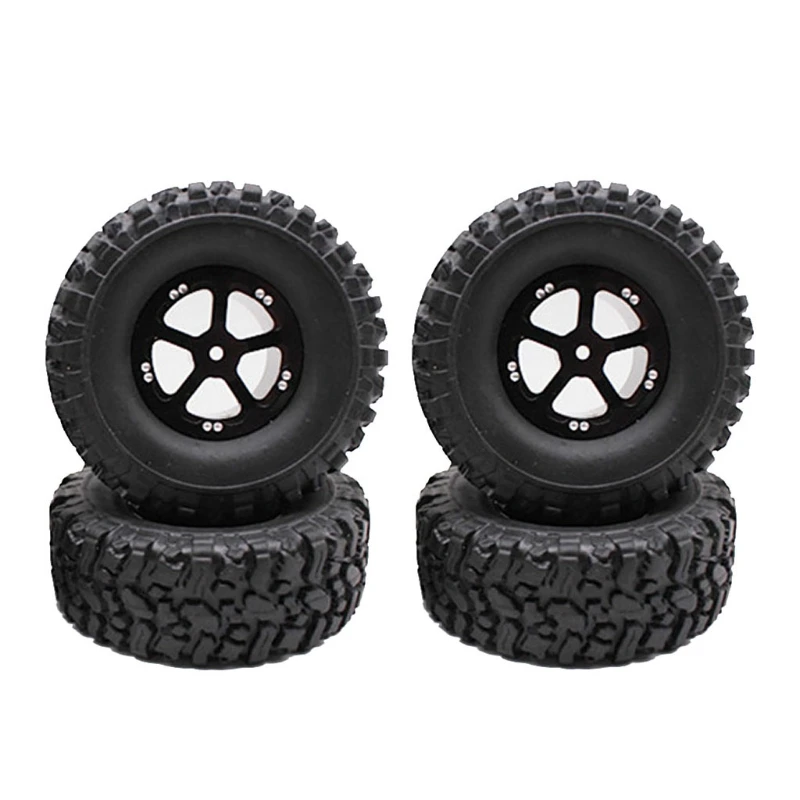

4 Pcs Upgrade Rubber Tires Wheels Spare Parts for WPL 1/16 B14 B16 B24 B36 C14 97BC