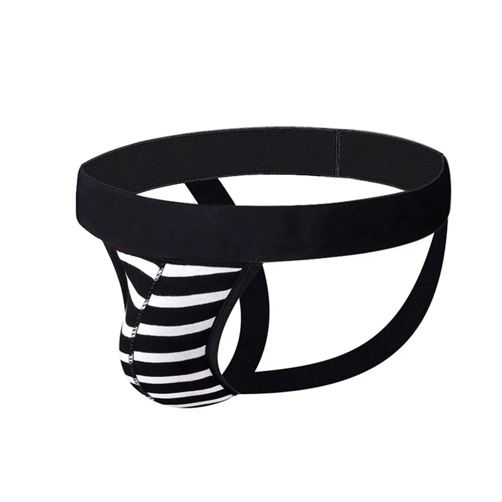 Womail дышащее нижнее белье мужские трусы в полоску с принтом сексуальное для