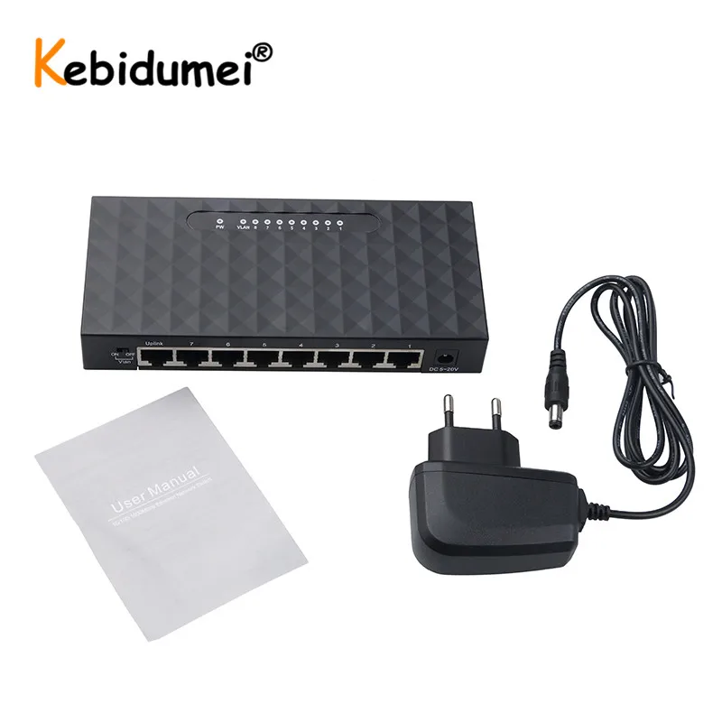 Сетевой Ethernet коммутатор с 8 портами 10/100 Мбит/с|Сетевые коммутаторы| |