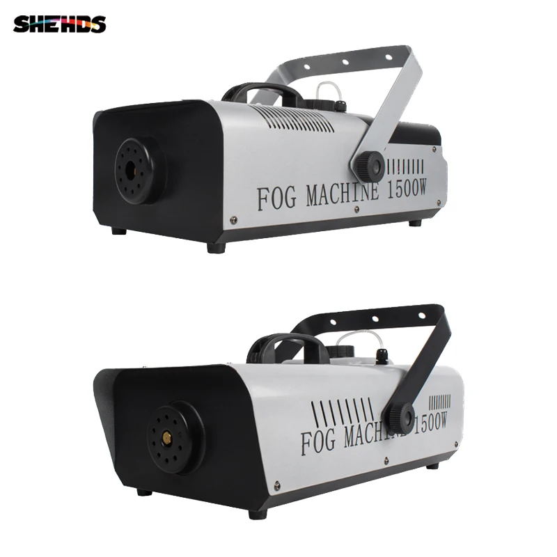 Cheap SHEHDS máquina de humo DMX RGB con control remoto inalámbrico, máquina de niebla LED de 1500W, luces para DJ, iluminación de discoteca y escenario