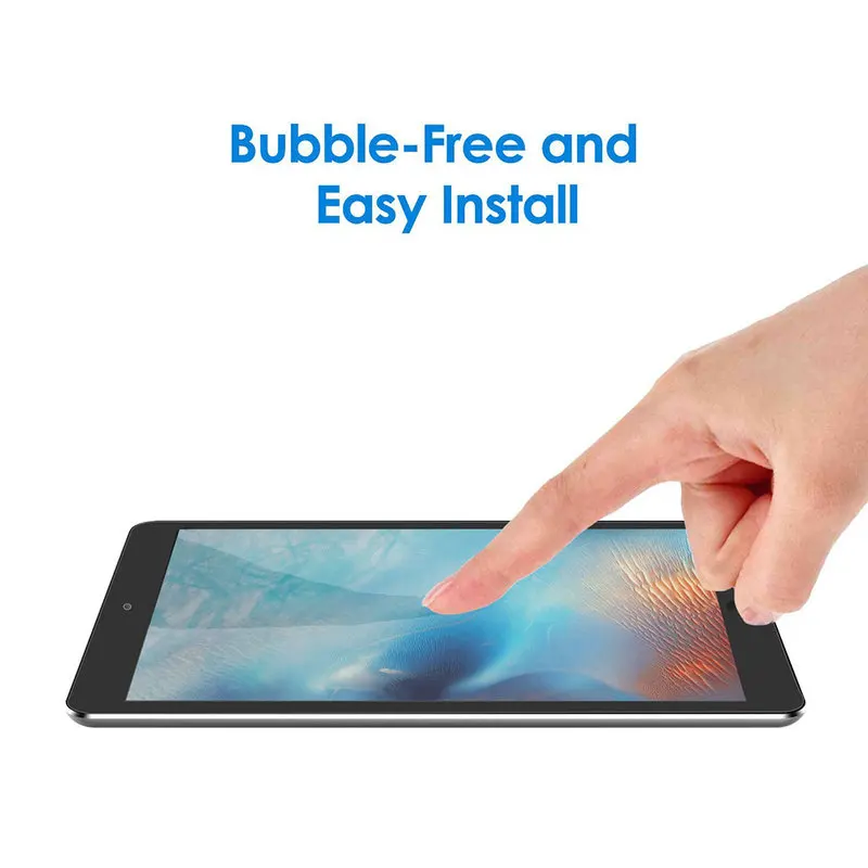 Чехол для планшета из закаленного стекла Apple IPad 9 7 дюйма 2018 2017 полное покрытие I Pad