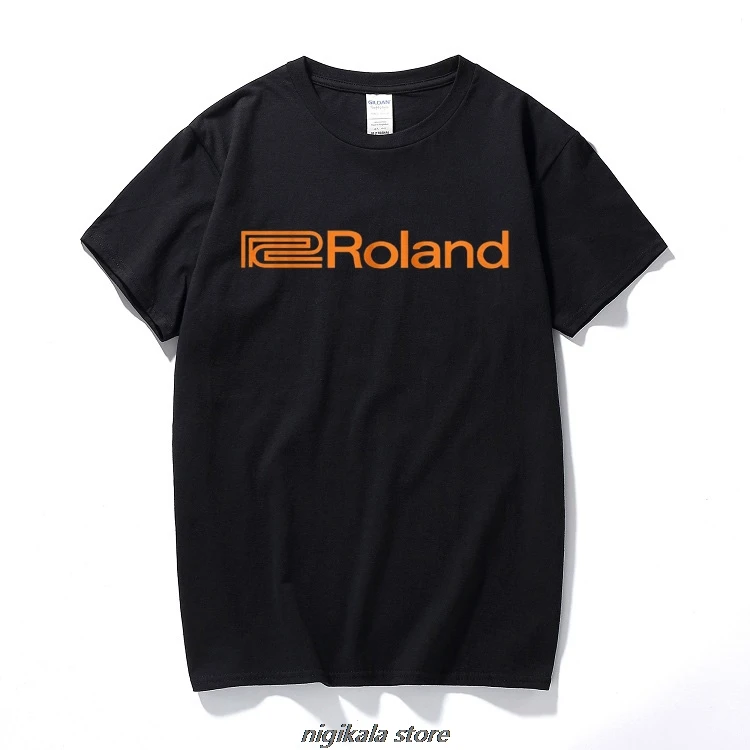 Футболка с логотипом Roland Music Systems Audio ретро синтезатор аналоговые футболки