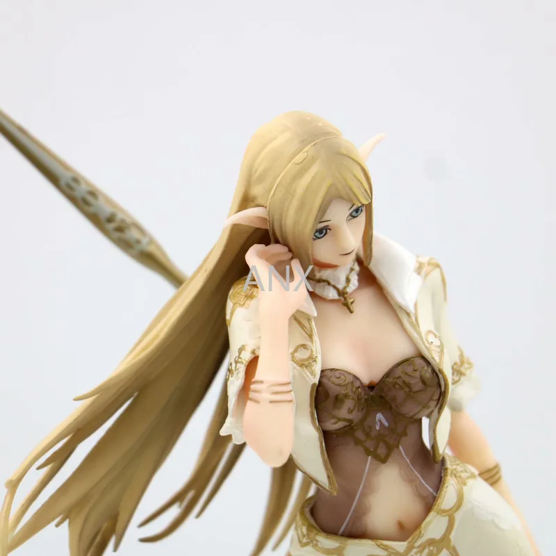 Меч может быть заменен аниме фигурой Lineage Heaven 2 Elf Female Mage 24 см ПВХ сексуальная