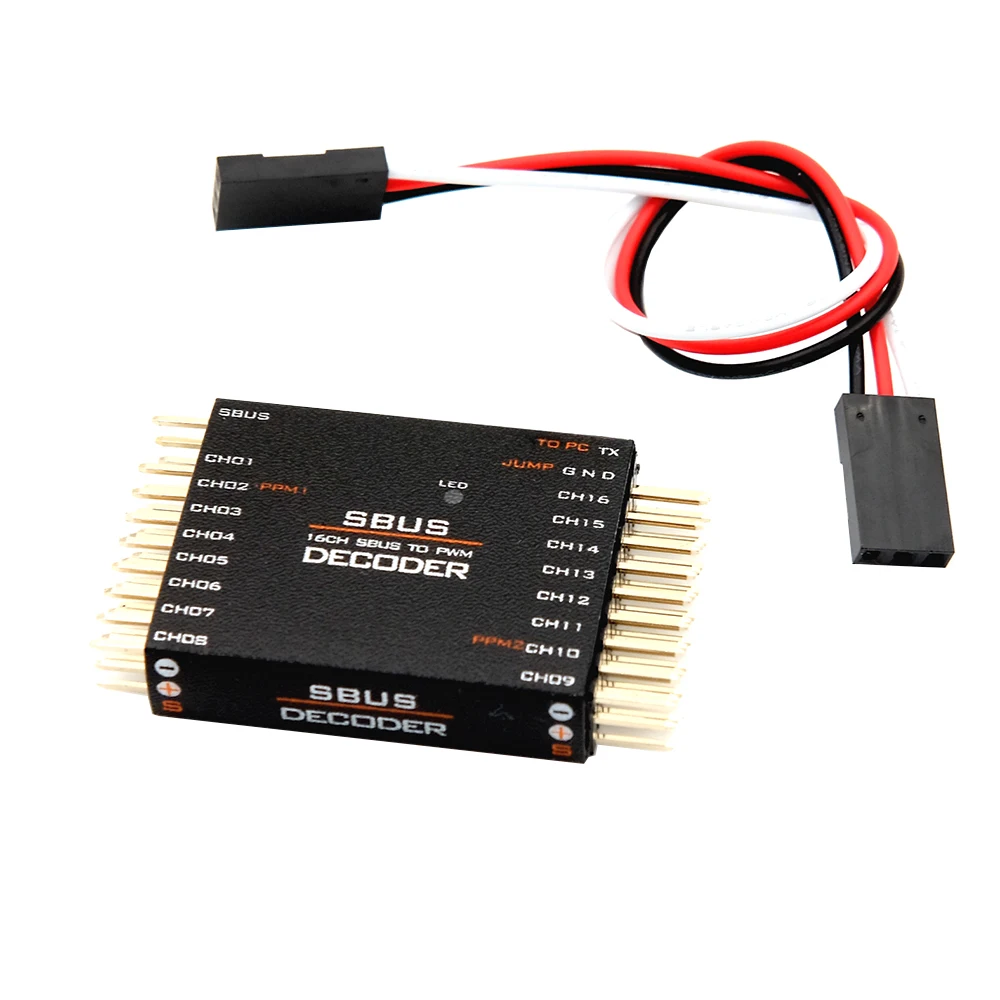 SkyArea SBUS To PWM PPM декодер 16CH для Futaba Frsky X8R RXSR R9MM|Детали и аксессуары| |