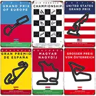 Гоночный трек, винтажная металлическая жестяная вывеска, кафе, клуб, декор стен, Grand Prix, художественный постер F1, стикер для соревнований, N421