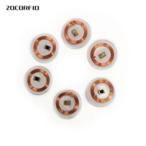 (100 шт.лот) TK4100(EM4100) монеты RFID 125 кГц, 25 мм умные бирки, считывание только с прозрачным пластиком для бирки 125 кГц