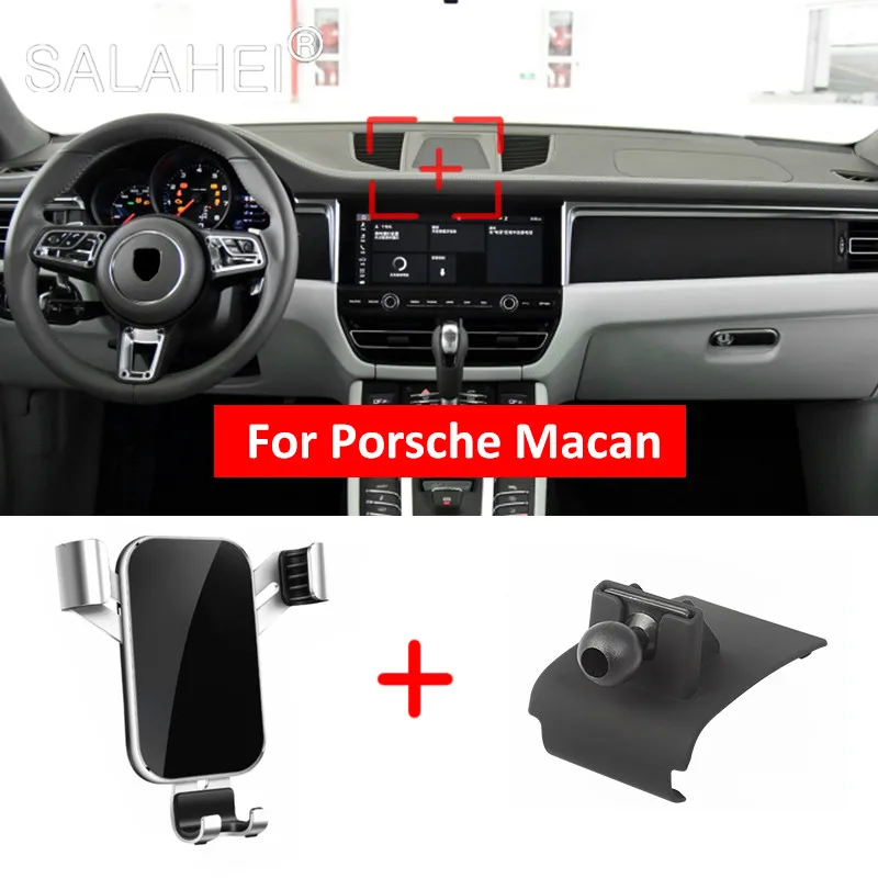 

New Car Phone Holder for Porsche Macan 2019 2018 2020 Mobile Phone Stand Interior Modification Accessories Mobile Phone Holder