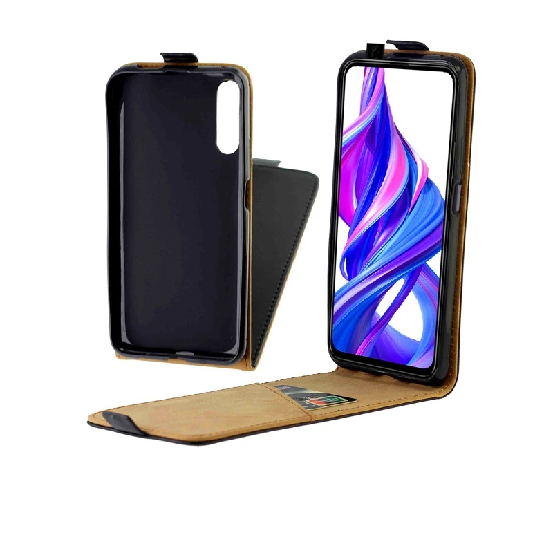 Вертикальный флип-чехол из ТПУ для Huawei Honor 9X Pro кожаный чехол-кобура с отделением