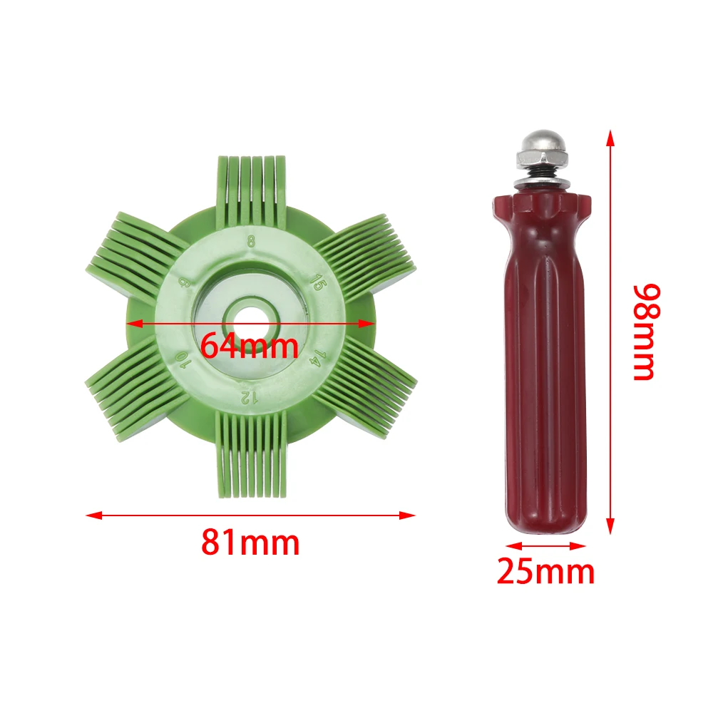 

1PC Universal Car A/C Radiator Condenser Fin Comb Air Conditioner Coil Straightener Cleaning Tool Auto Cooling System Repair