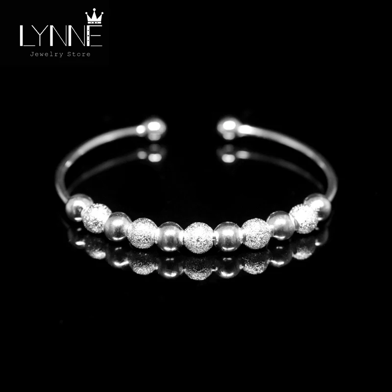 Лидер продаж классический серебристый цвет счастливый браслет с изменяемым