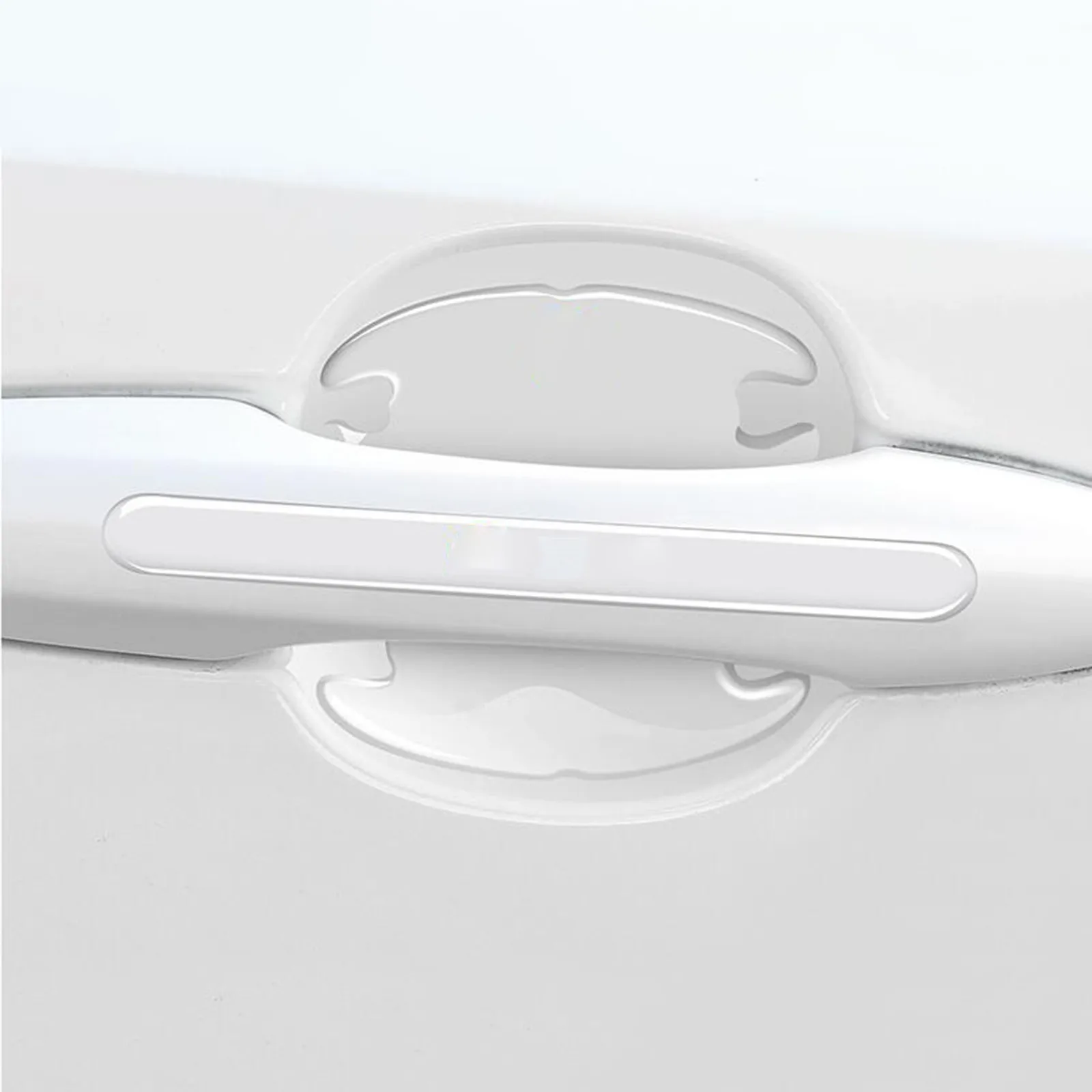 Универсальная защитная накладка на дверную ручку автомобиля невидимые