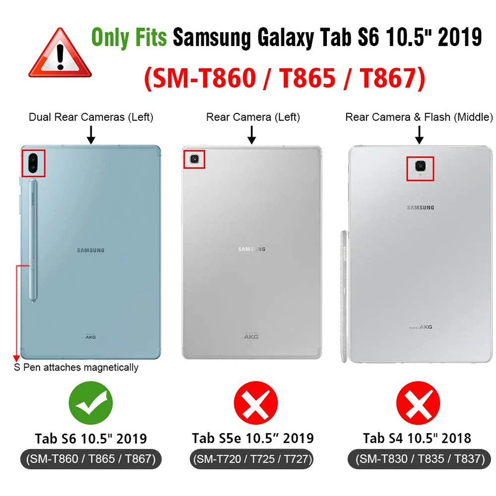 Для samsung Galaxy Tab S6 10," SM-860/T865 планшет с магнитной адсорбцией съемный чехол с клавиатурой Bluetooth и кожаный чехол