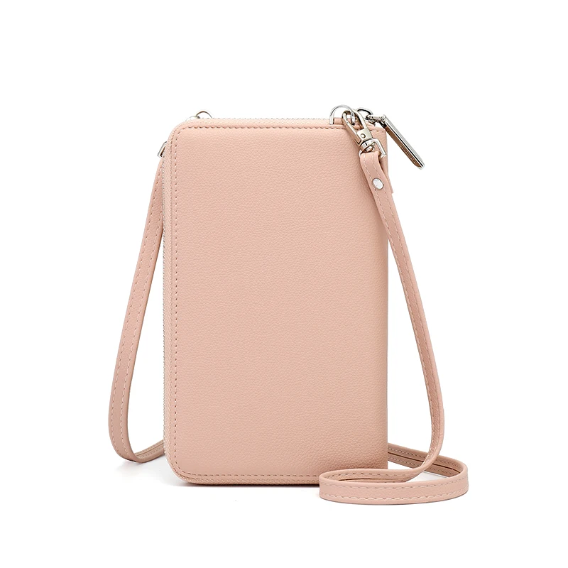 Bright Color Small Shoulder Bag for Women Soft  Leather Cell Phone Crossbody Bags Pocket Fashion Mini Ladies Card Coin Purse NEW