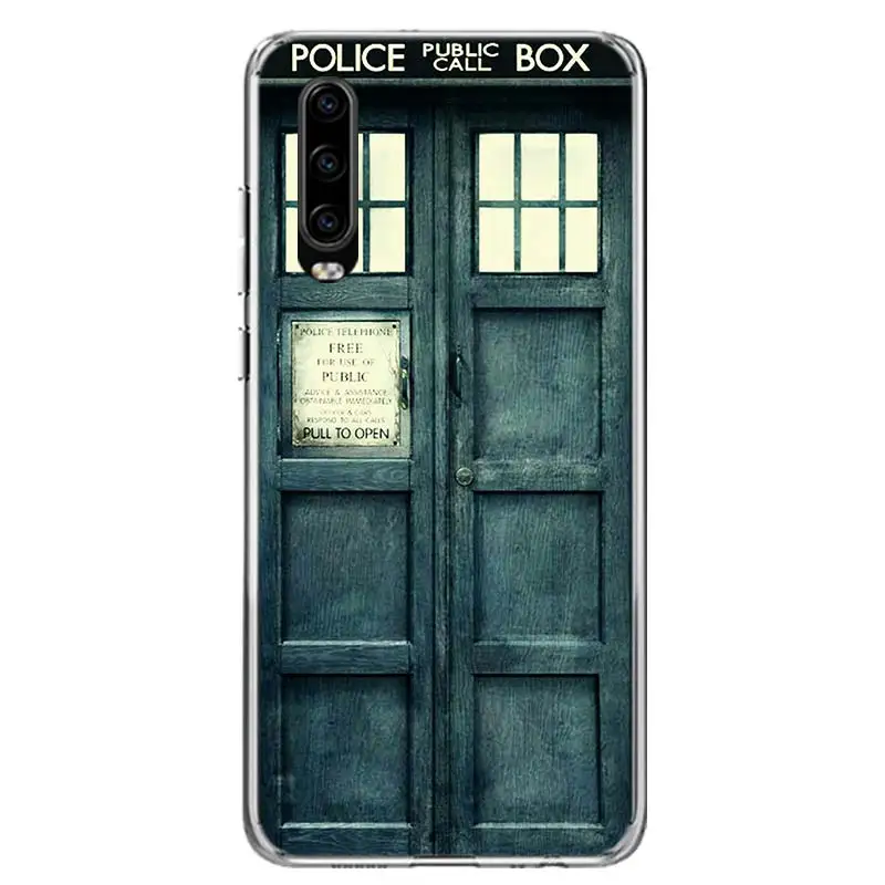Tardis Box Doctor Who чехол для телефона Huawei P40 P30 P20 P10 Mate 20 10 30 P smart Z + Pro Plus Lite Coque Shell Capa |