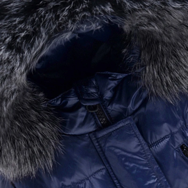 

-30 Winter Russia Children Snowsuit Clothing Set Duck Down Pants-Jacket Baby Boys jacket for girls Coat Overcoat kids fur parka
