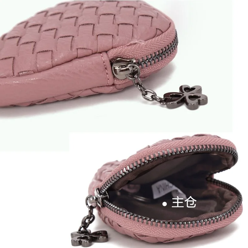 Новинка 2019 плетеный кошелек ручной работы милая круглая сумка для ключей