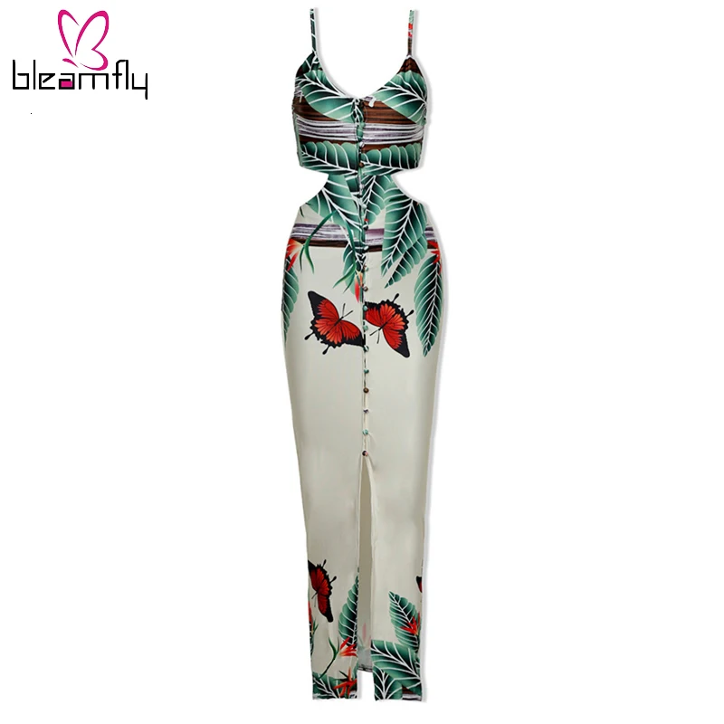 2019 летнее женское Элегантное Длинное повседневное вечернее платье Макси с v