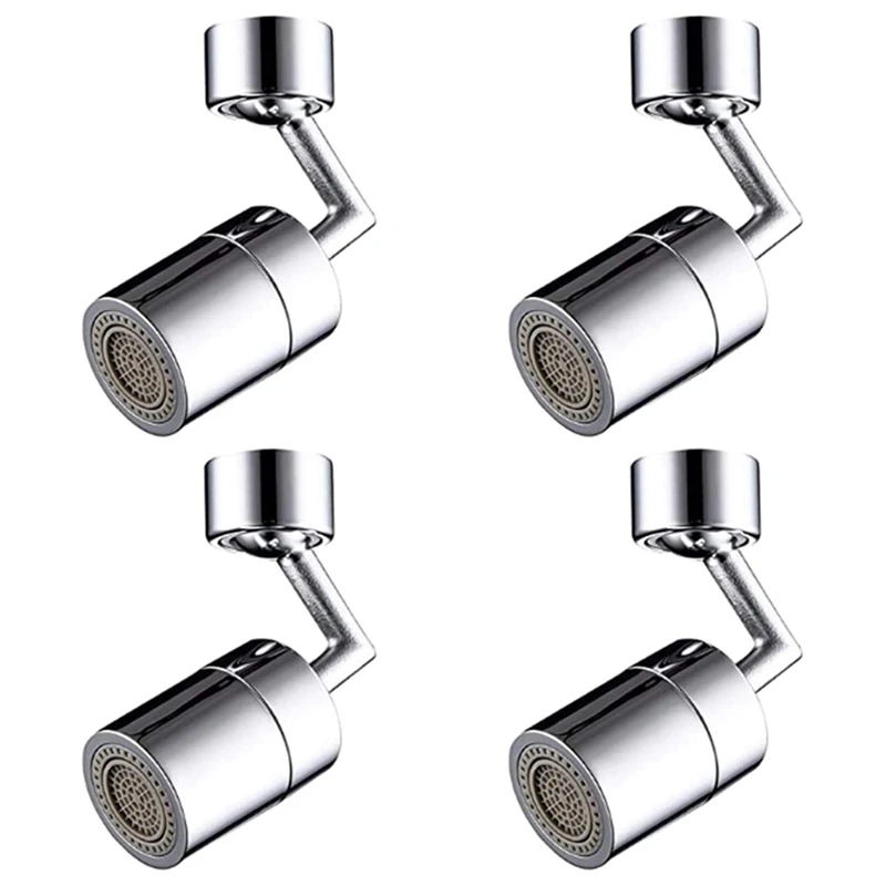 

4Pcs Universal Splash Filter Faucet, 720° Rotatable Faucet Sprayer Head Anti-Splash, 4-Layer Net Filter
