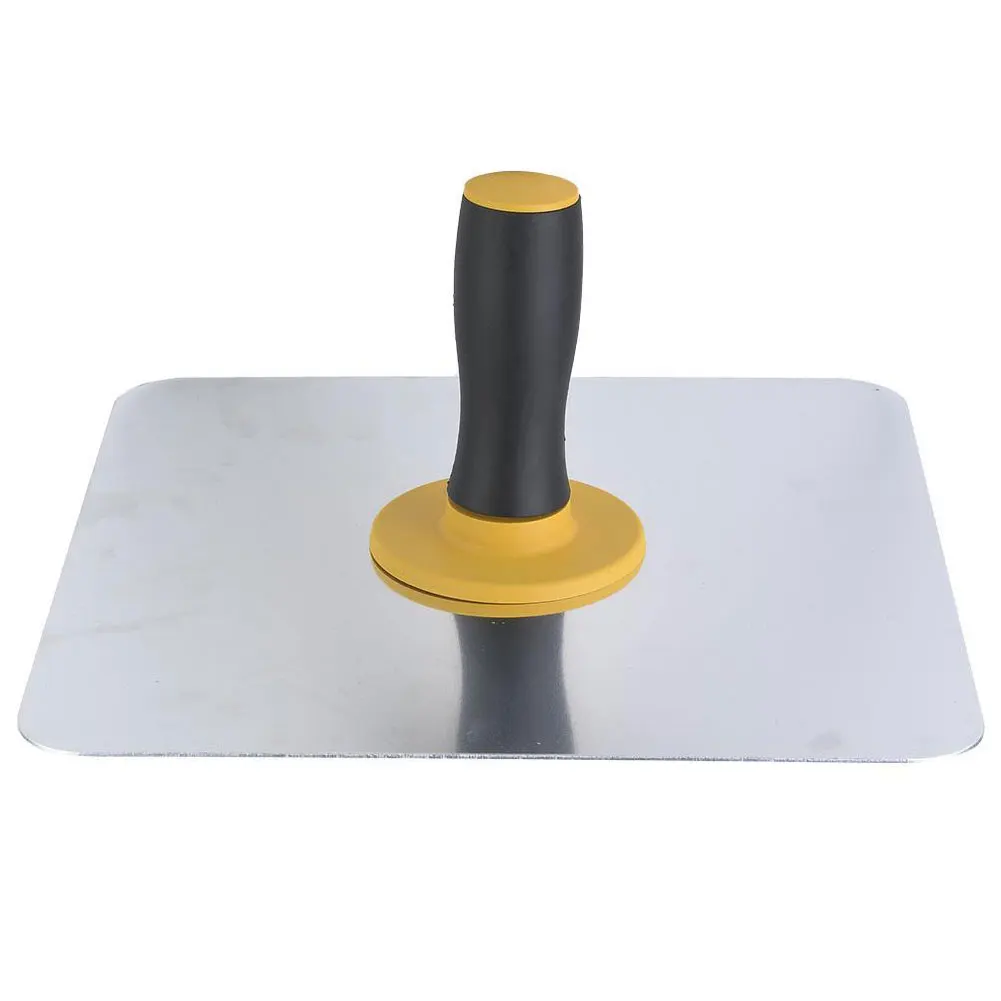 

Plaster Hawk Aluminium Heavy Duty Plastering Tool with TPE Handle for Cement Mortar Drywall Concrete Finishing