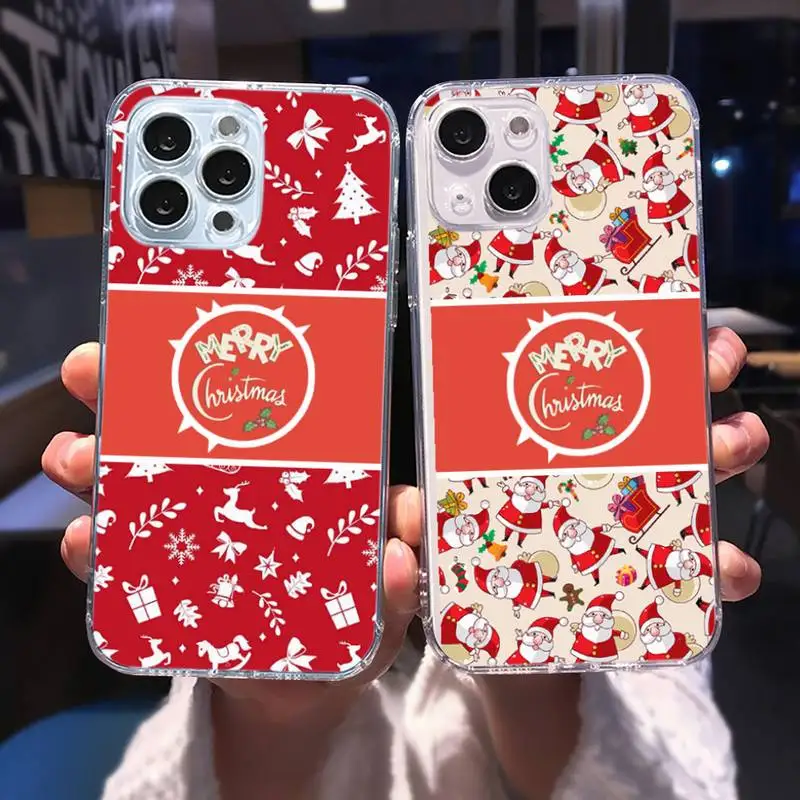 

Merry Christmas Phone Case for iphone 13 12 11 pro max mini 6 6s 7 8 plus SE2020 X XR XS shell iphone 13 case IPhone case