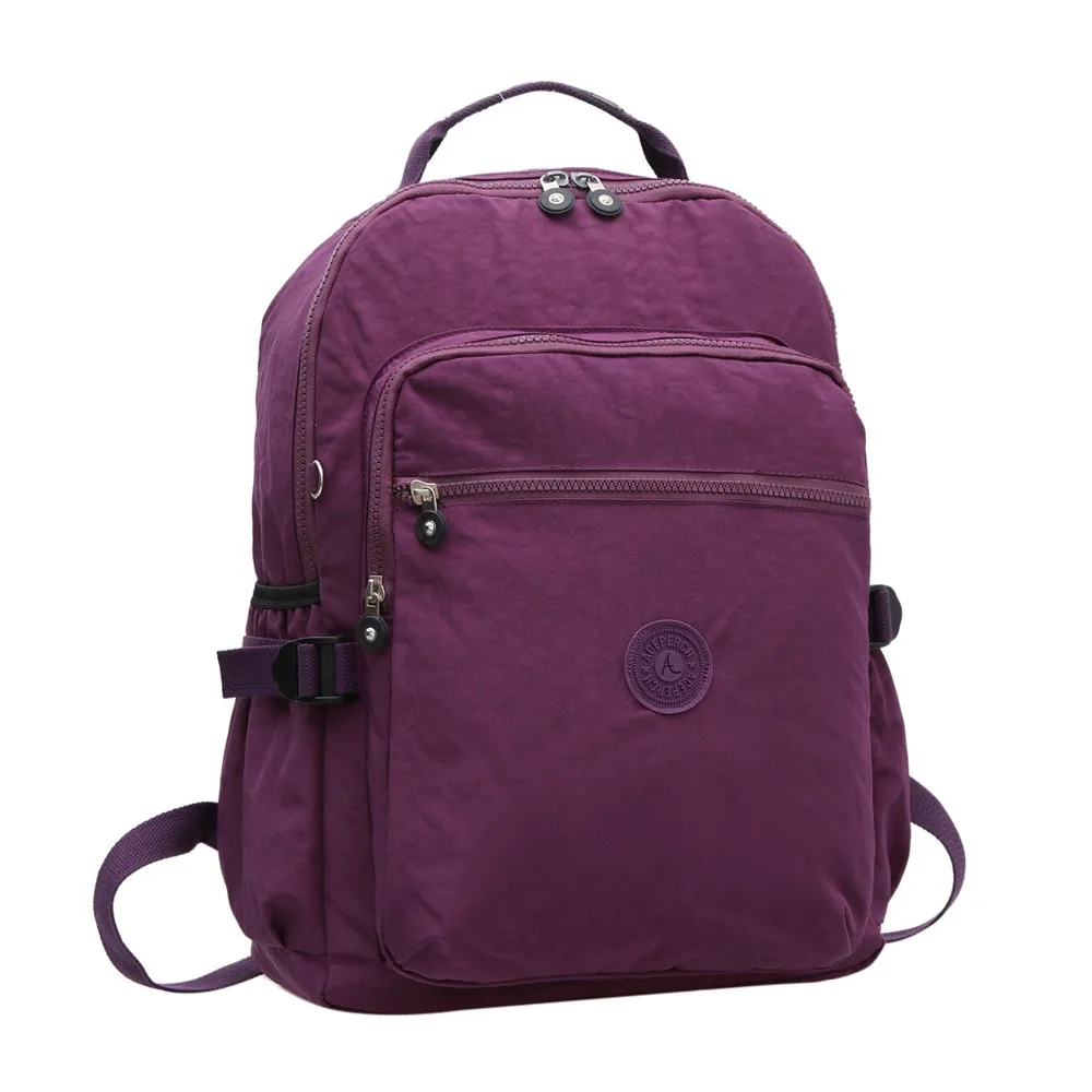 1 piece Purple ACEPERCH Повседневный школьный рюкзак для подростков Mochila Escolar дорожные школьные сумки рюкзак для ноутбука с брелок "Обезьяна" - Цвет: 1 piece Purple