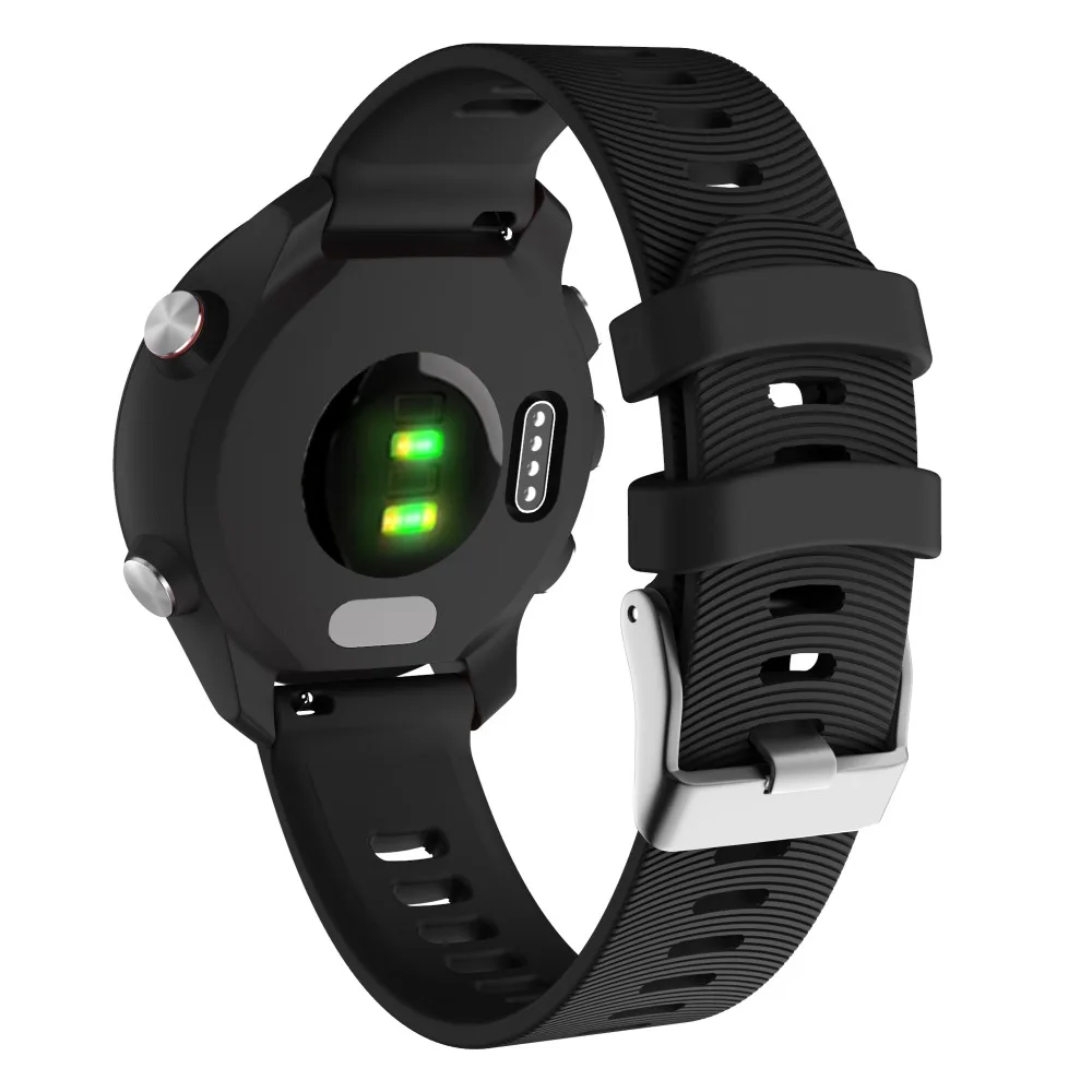 20 мм спортивный силиконовый ремешок для наручных часов Garmin Forerunner 245 245M 645 Vivoactive 3